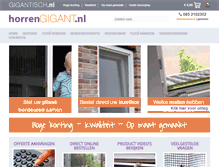 Tablet Screenshot of horrengigant.nl